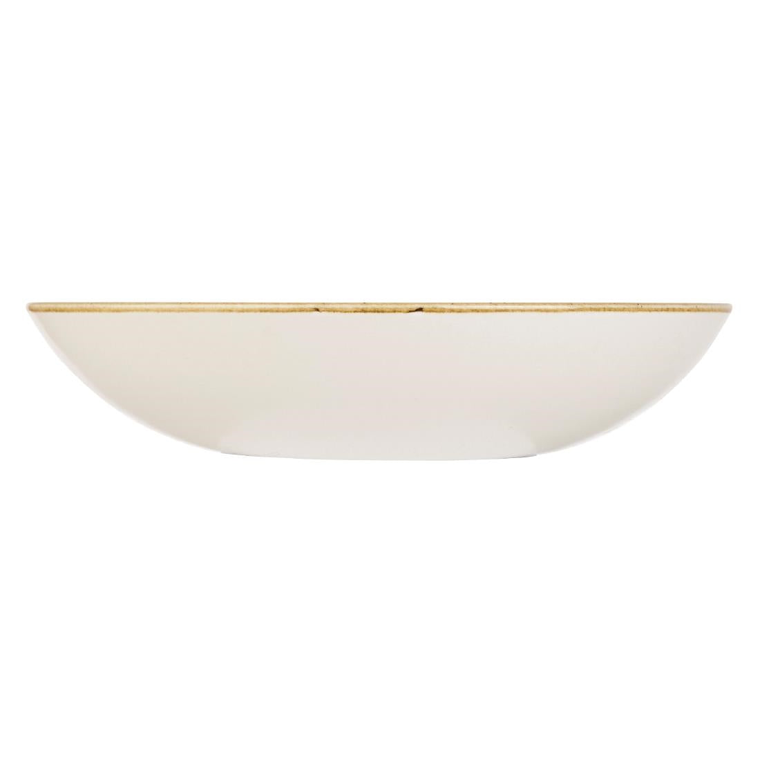 Assiettes coupes rondes Churchill Stonecast Barley White 220mm (Lot de 12)