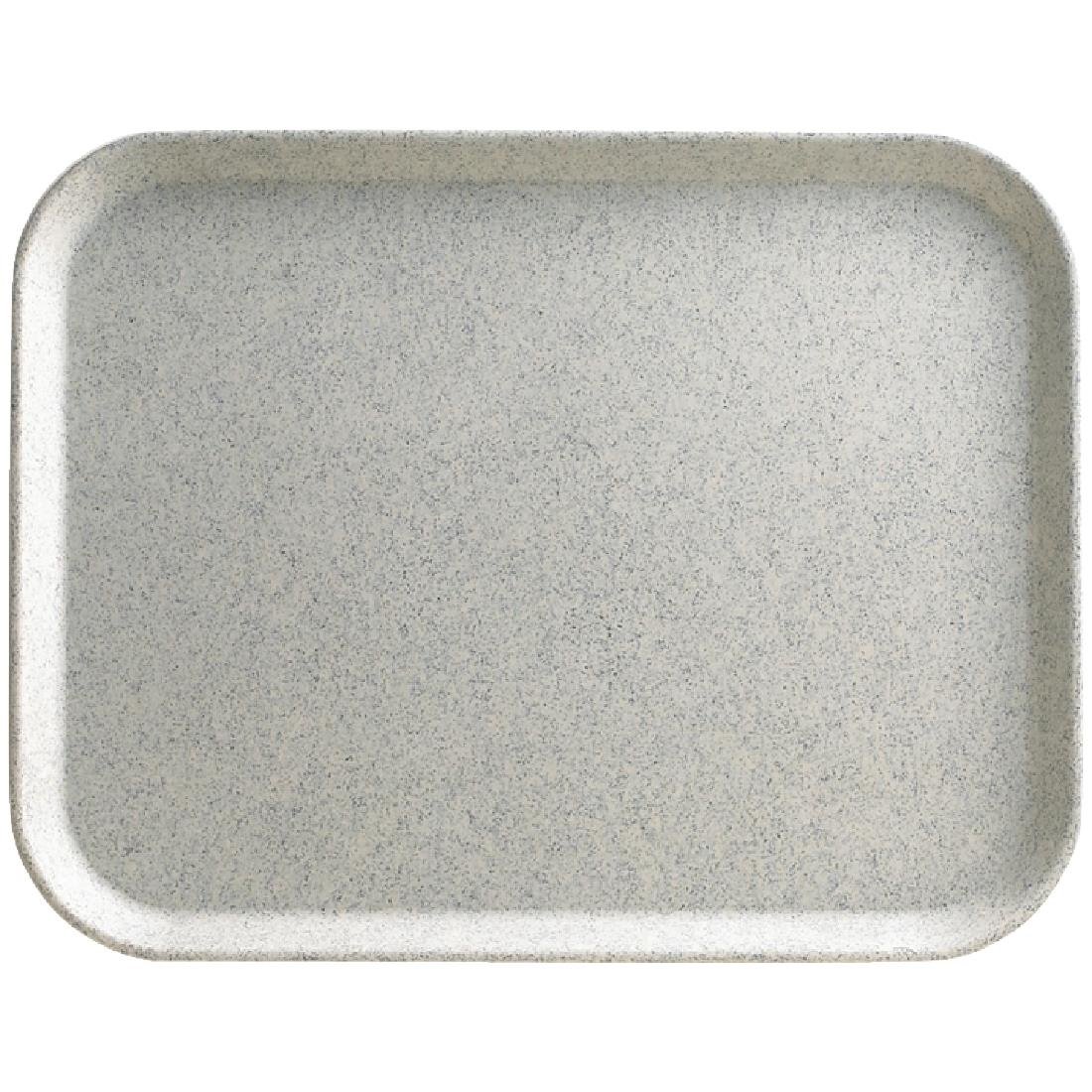 Plateau en polyester Versalite Cambro gris moucheté 430mm