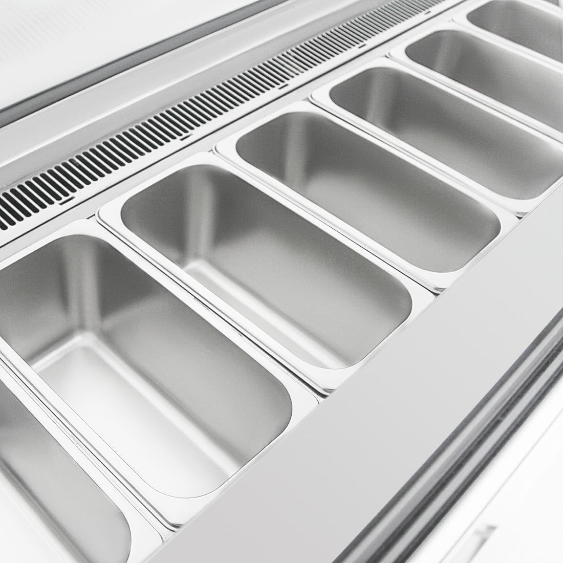 Vitrine à glace Polar Série U 149L 6 bacs