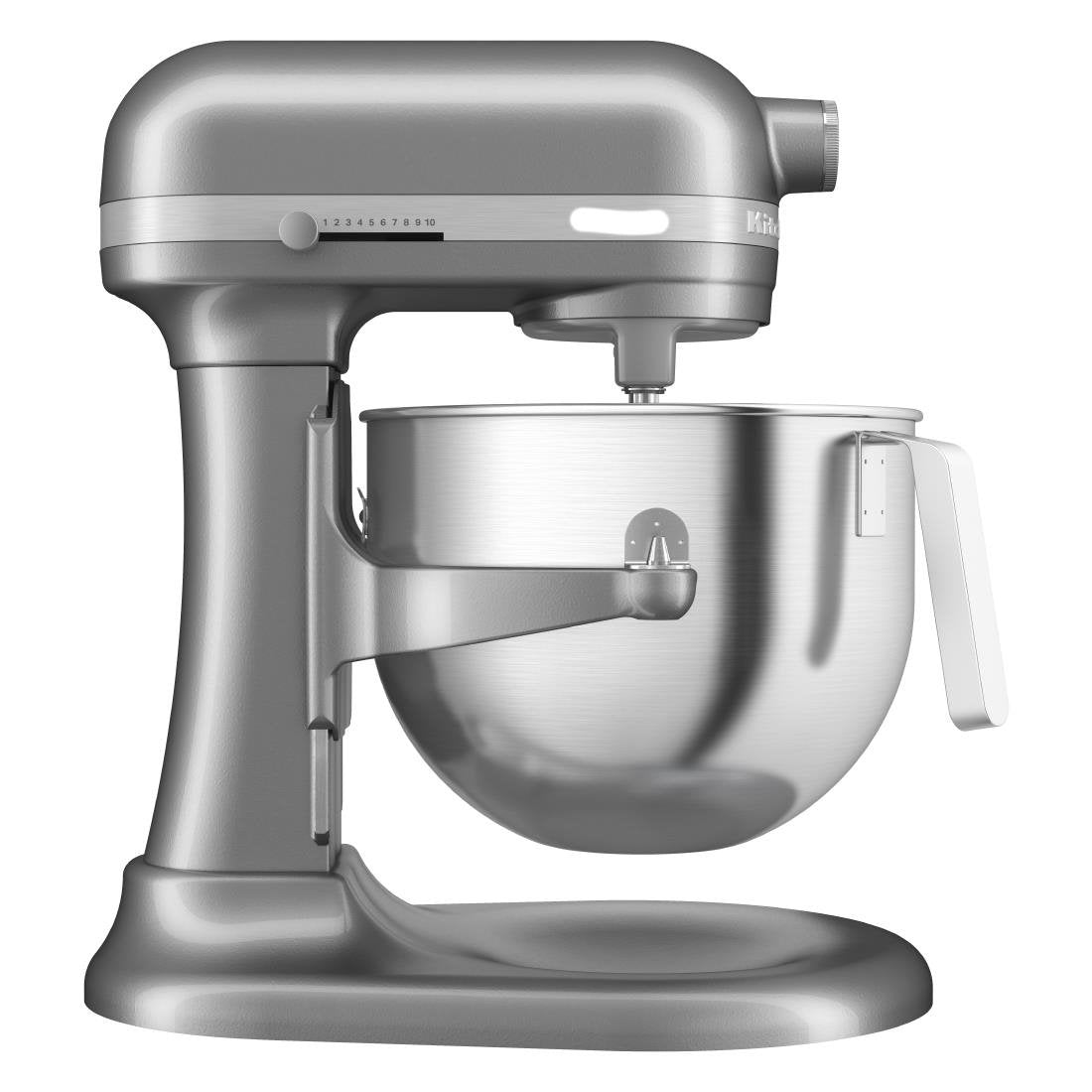 Robot pâtissier professionnel à bol relevable Kitchenaid 6,6 L gris argent 5KSM70JPXBCU - NISBETS