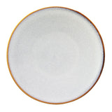 Assiettes plates Olympia Drift gris uni 180 mm (lot de 6)