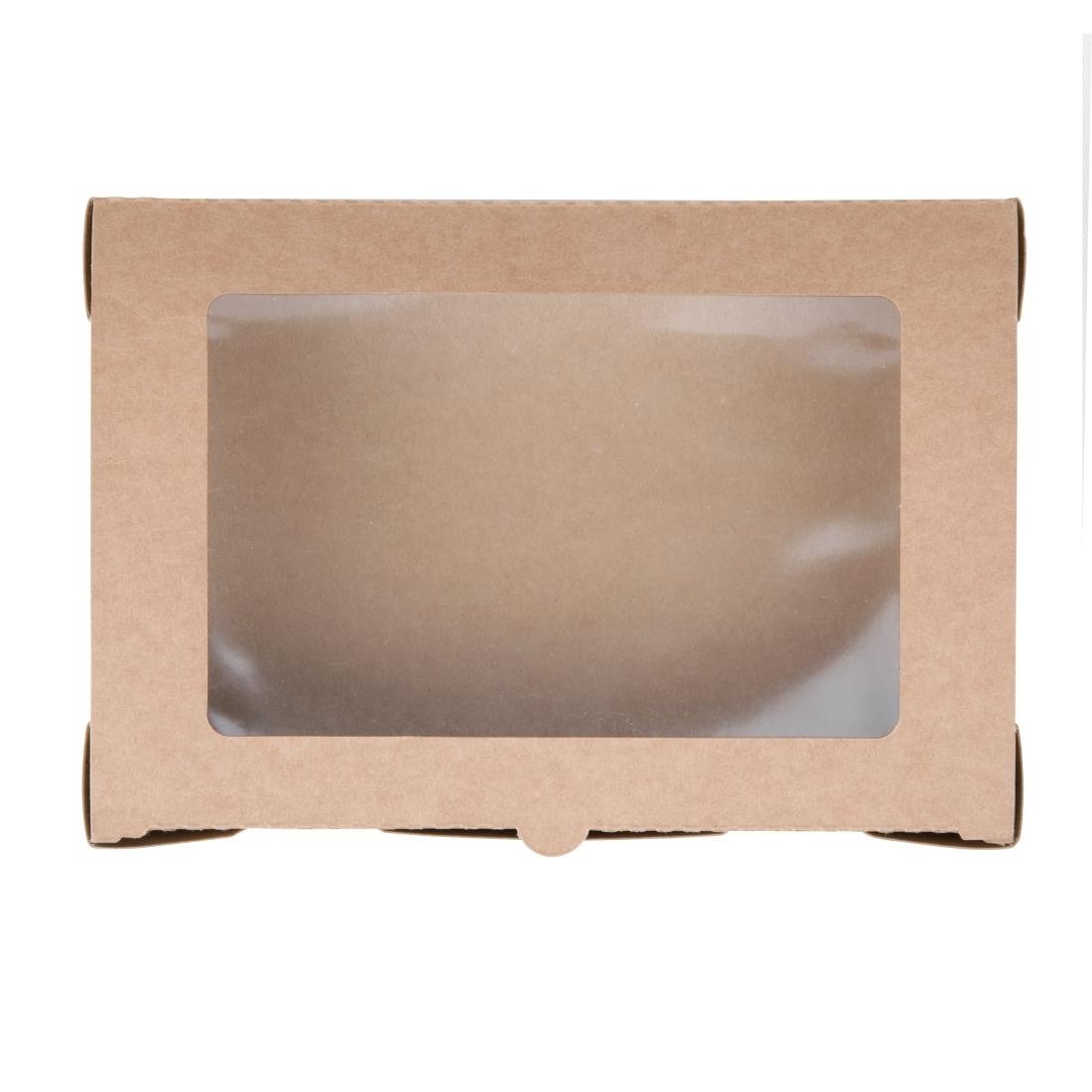 Boîtes salade compostables avec fenêtre en PLA Fiesta Compostable 1 - NISBETS