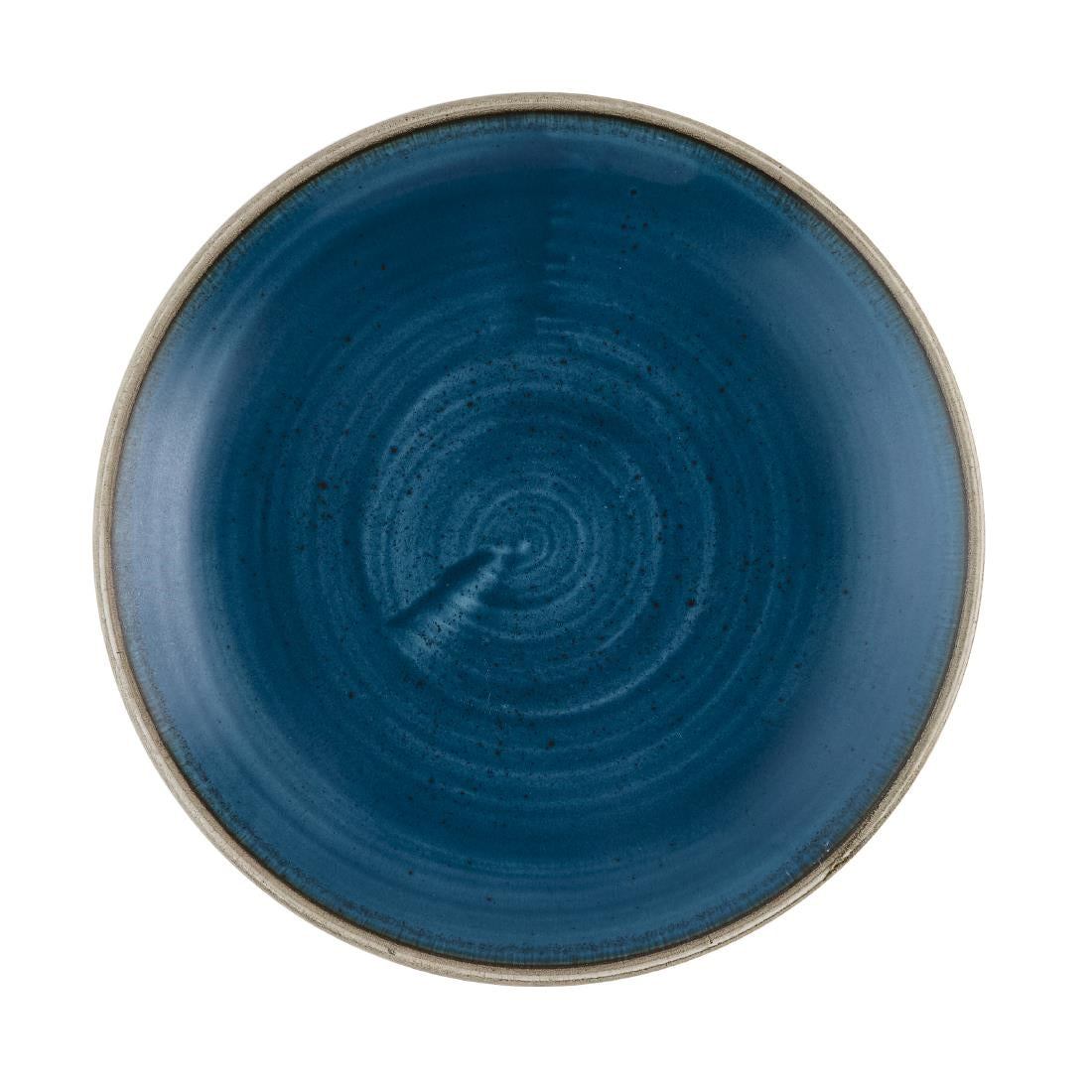 Assiettes rondes Churchill Stonecast Java Blue Evolve 165mm (Lot de 12)