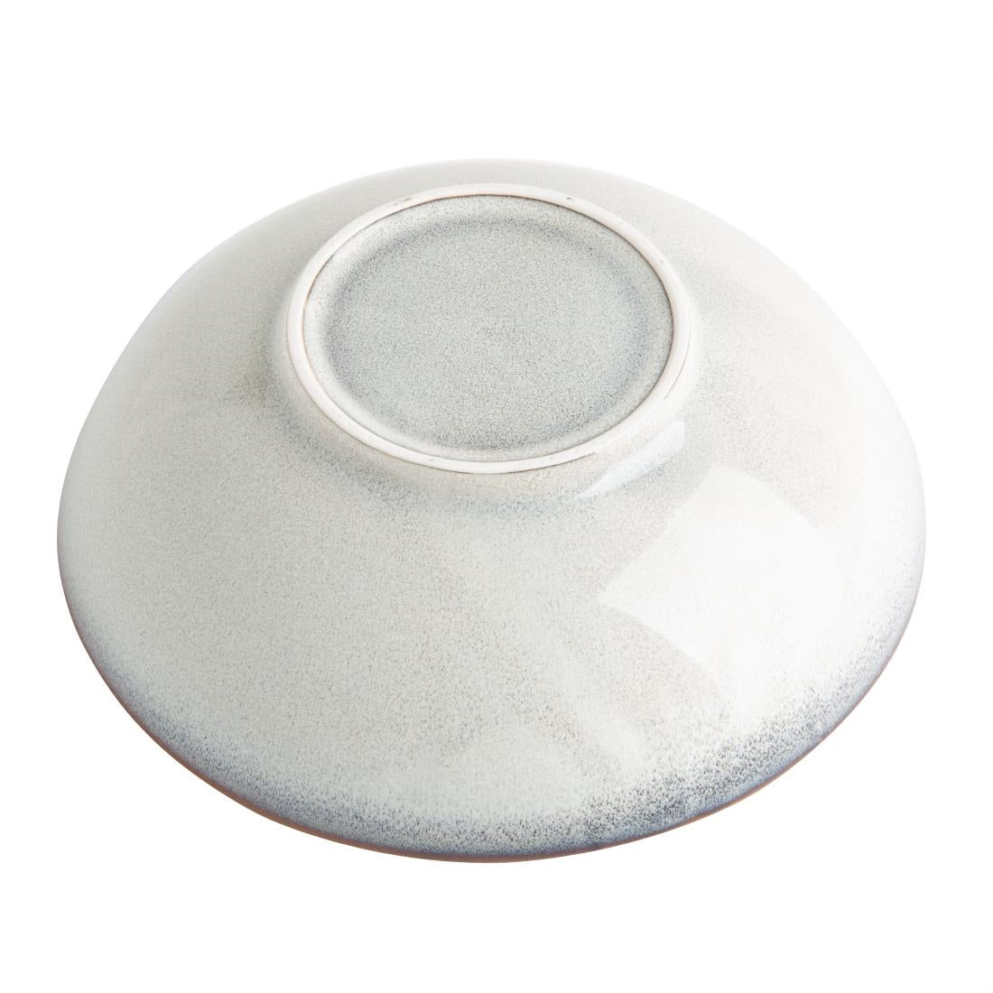 Bols évasés Olympia Drift gris uni 205 mm (lot de 4)