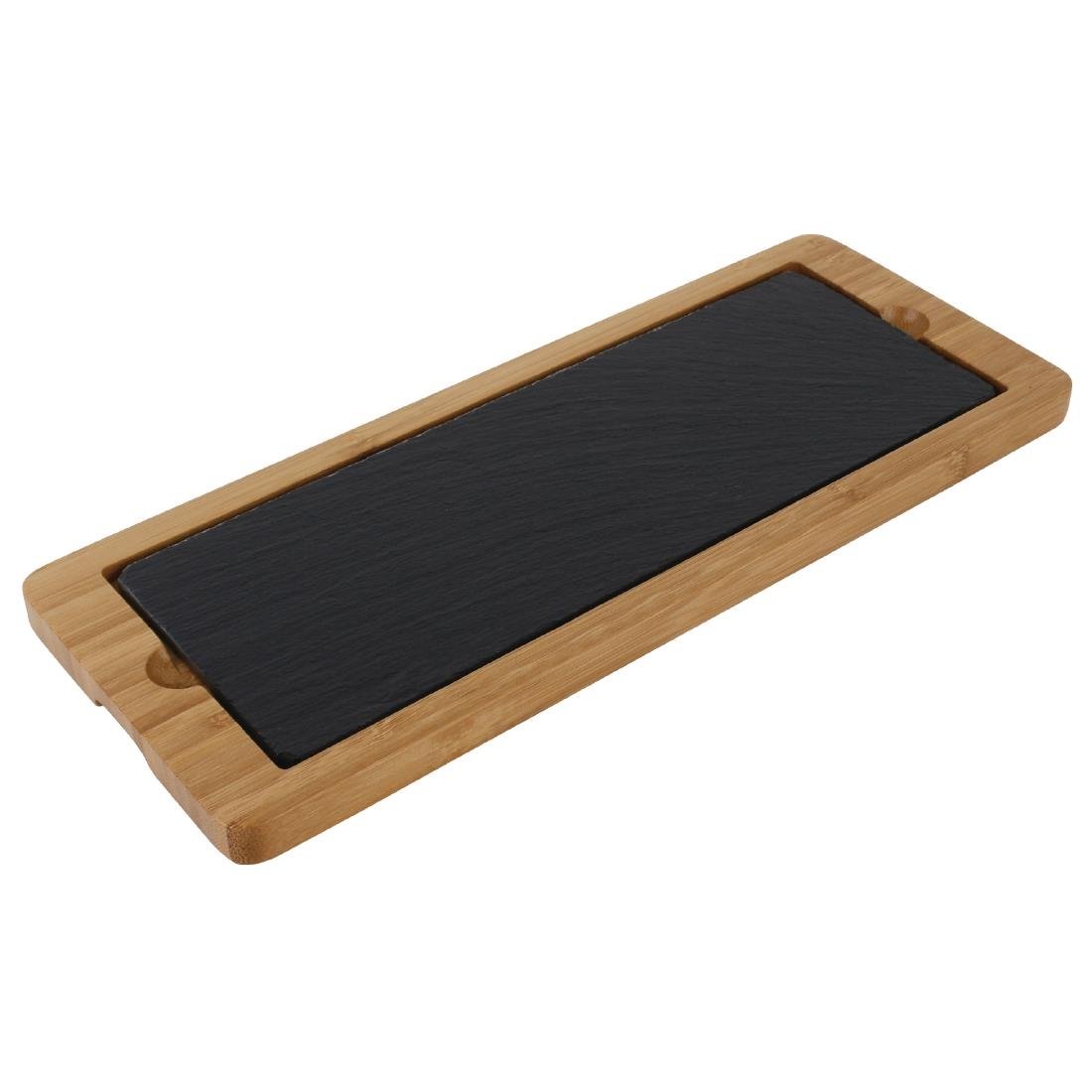 Planche support en bois Olympia 330 x 130mm pour ardoise CM062 - NISBETS