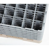 Casier à verres 36 compartiments Camrack Cambro beige hauteur max 298mm - NISBETS