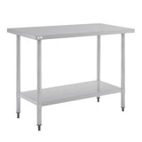 Table inox Nisbets Essentials 120 x 60 cm - NISBETS