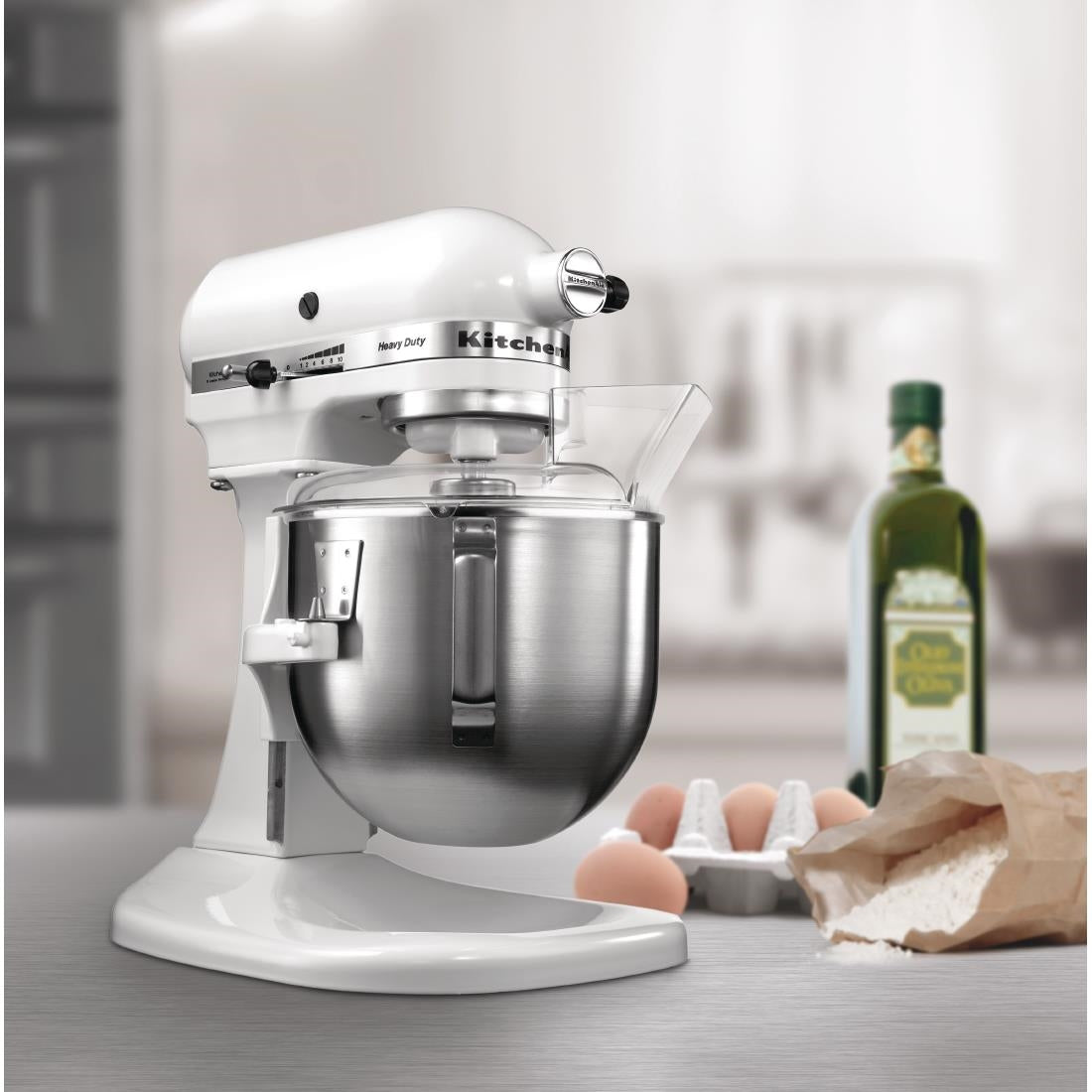 Batteur K5 KitchenAid blanc 5KPM5EWH - NISBETS