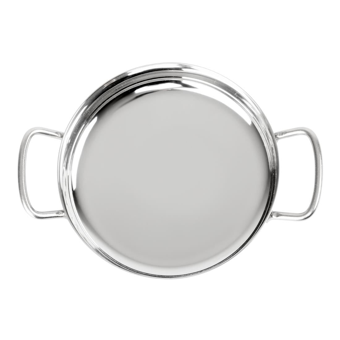 Plat en inox double poignée Olympia Table Presentation 150 mm