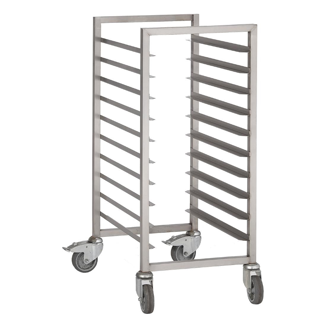 Chariot à glissières inox Gastro M 600x400mm 10 niveaux