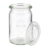 Bocaux en verre cylindriques avec couvercle Weck APS 145 ml (lot de 12) - NISBETS
