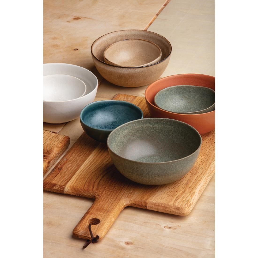 Bols Profonds Bleus Olympia Build A Bowl 110(Ø) x 50(H)mm (Lot de 12) - NISBETS