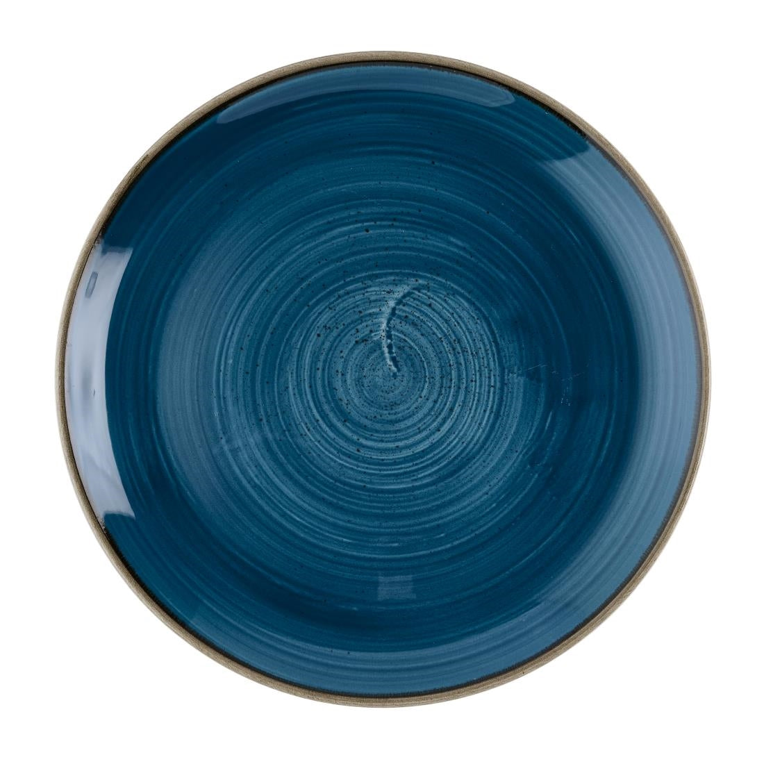 Assiettes rondes Churchill Stonecast Java Blue Evolve 285mm (Lot de 12)