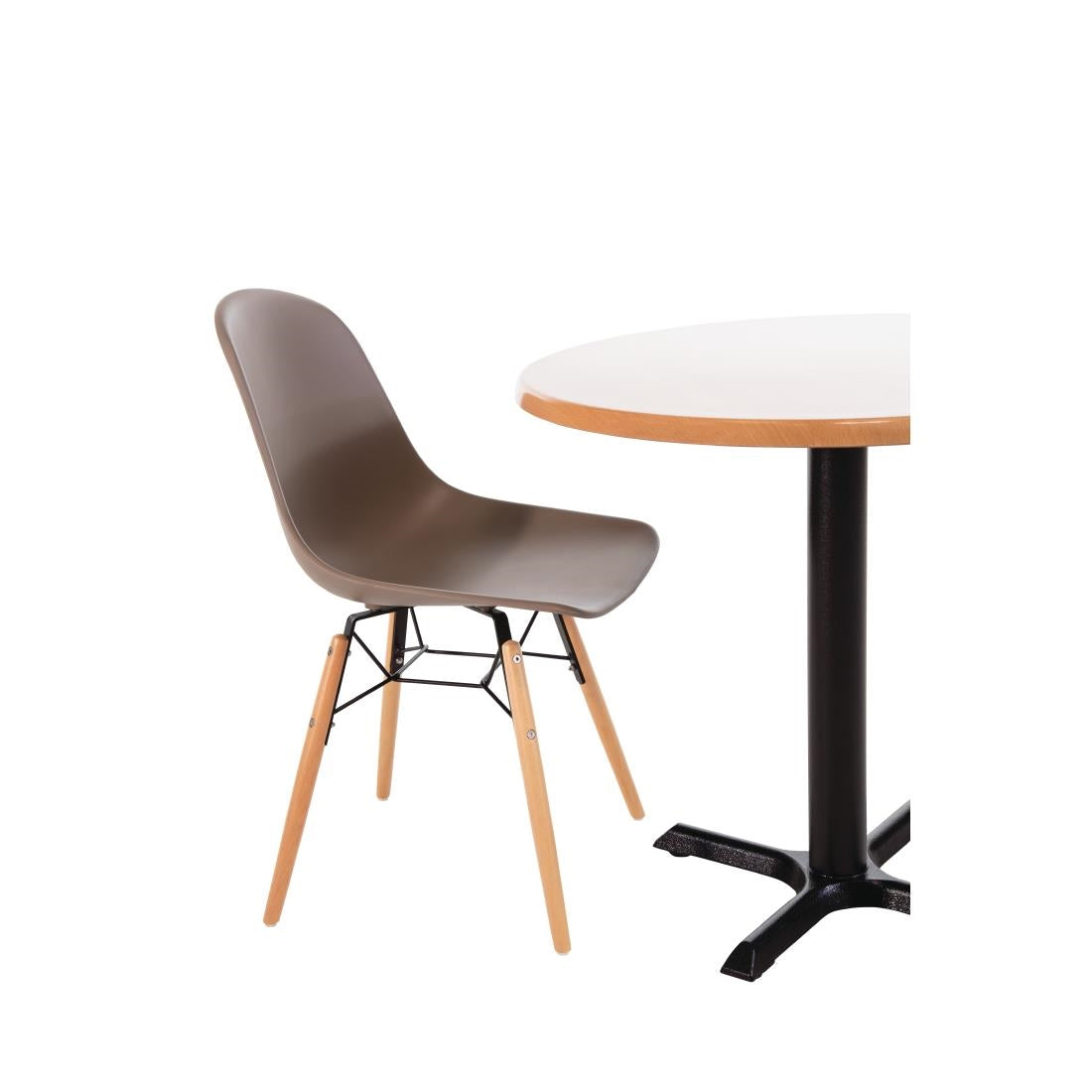 Chaise moulée PP avec structure métallique Arlo Bolero - NISBETS