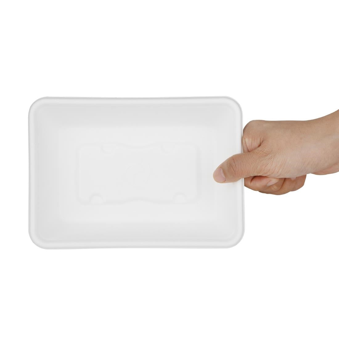 Barquettes alimentaires en bagasse Fiesta Compostable 500ml (lot de 100)