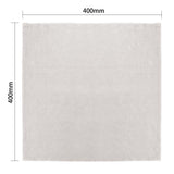 Serviettes de table en lin Olympia écrues 400x400mm (lot de 12) - NISBETS