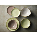 Assiettes avec rebord Churchill Stonecast Raw Green Evolve 260mm (Lot de 12)