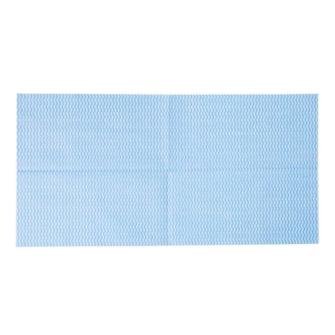 Chiffons de nettoyage salle de bain Jantex bleus (lot de 50)
