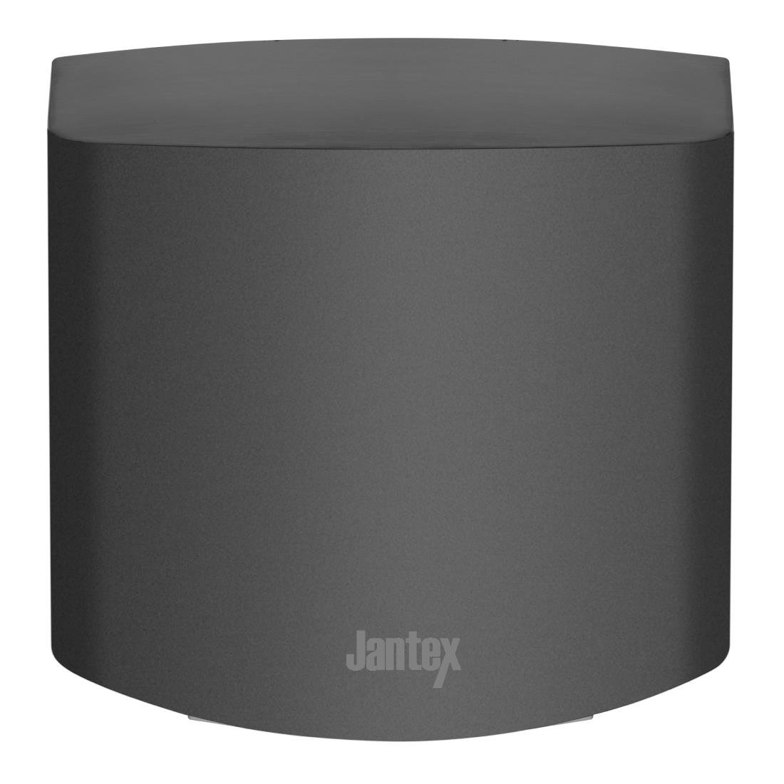 Sèche-mains en acier inoxydable Jantex noir - NISBETS
