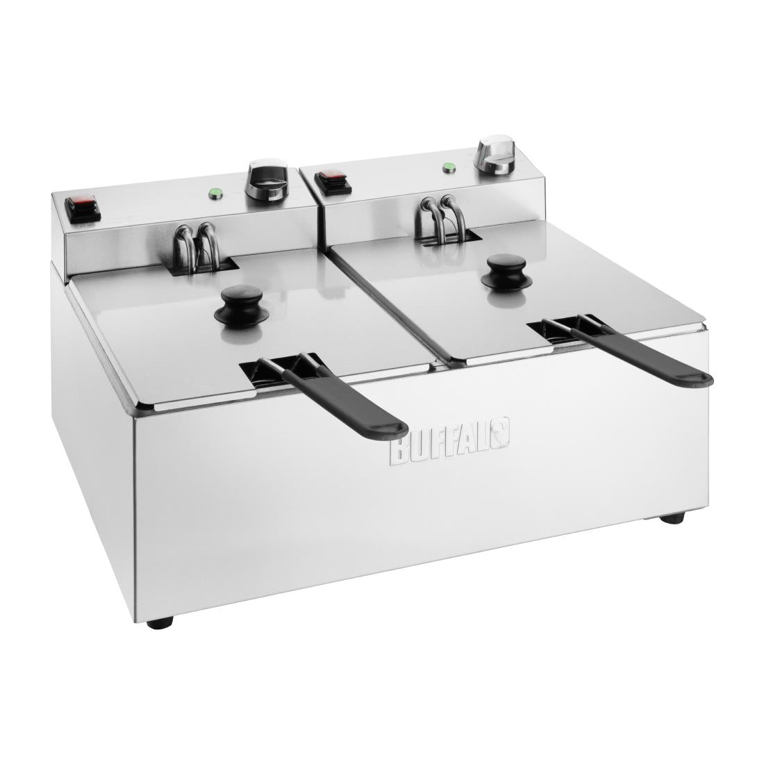 Friteuse double Buffalo - 2x5L 2x2,8kW