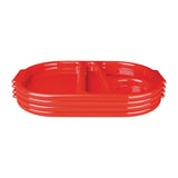 Grands plateaux repas à compartiments en polypropylène Olympia Kristallon - NISBETS