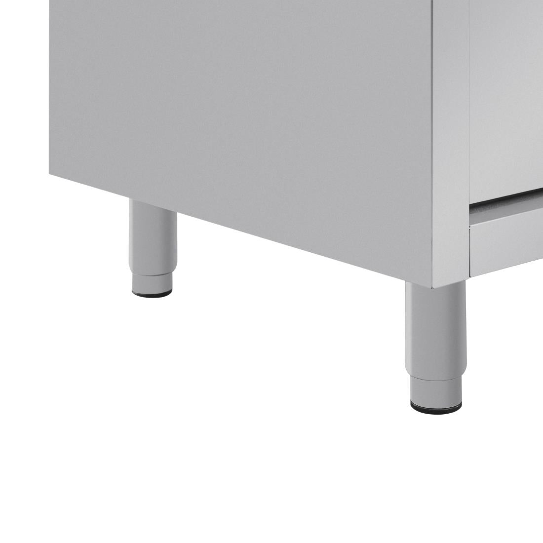 Placard sur pied en acier inoxydable Vogue 1200mm - NISBETS