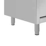 Placard sur pied en acier inoxydable Vogue 1200mm - NISBETS