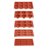 Plaque de 6 moules à brioche en silicone Vogue
