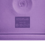 Petit couvercle carré pour boîte alimentaire Hygiplas violet