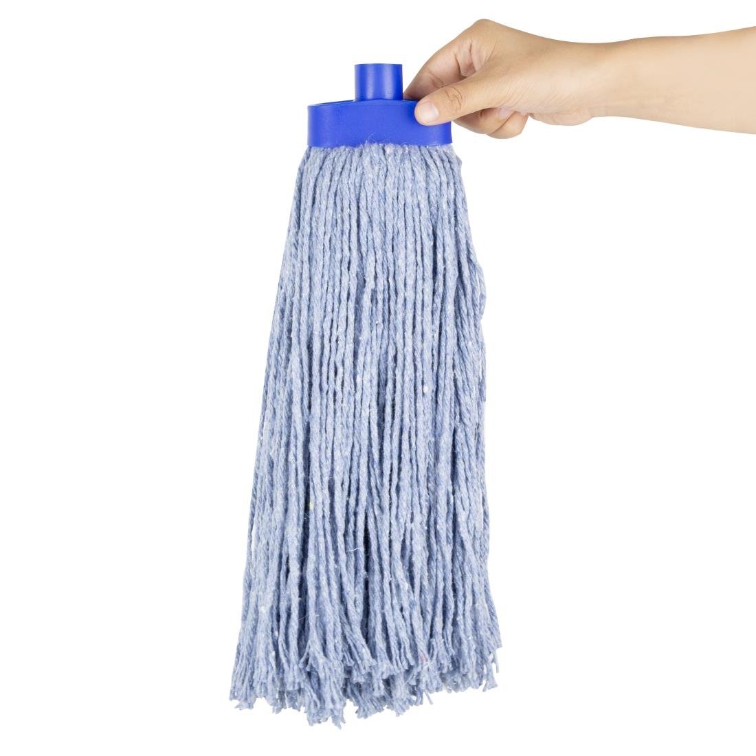 Tête serpillière à franges Kentucky Jantex bleue 450g