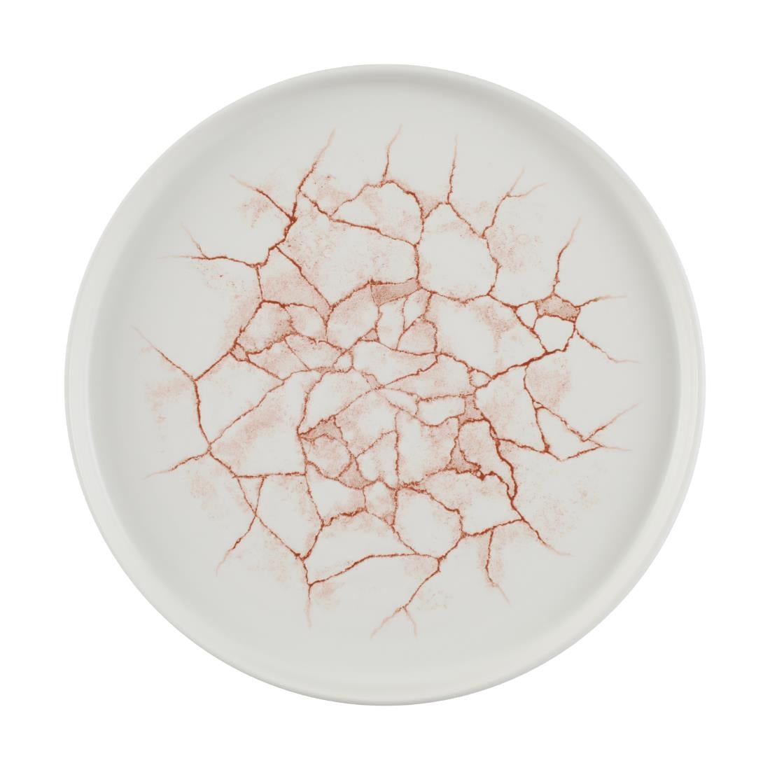 Assiettes avec rebord Churchill Studio Prints Kintsugi Coral 260mm (Lot de 6)