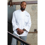 Veste de cuisine mixte blanche à manches longues Chef Works Calgary Cool Vent - NISBETS