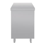 Placard sur pied en acier inoxydable Vogue 1200mm - NISBETS