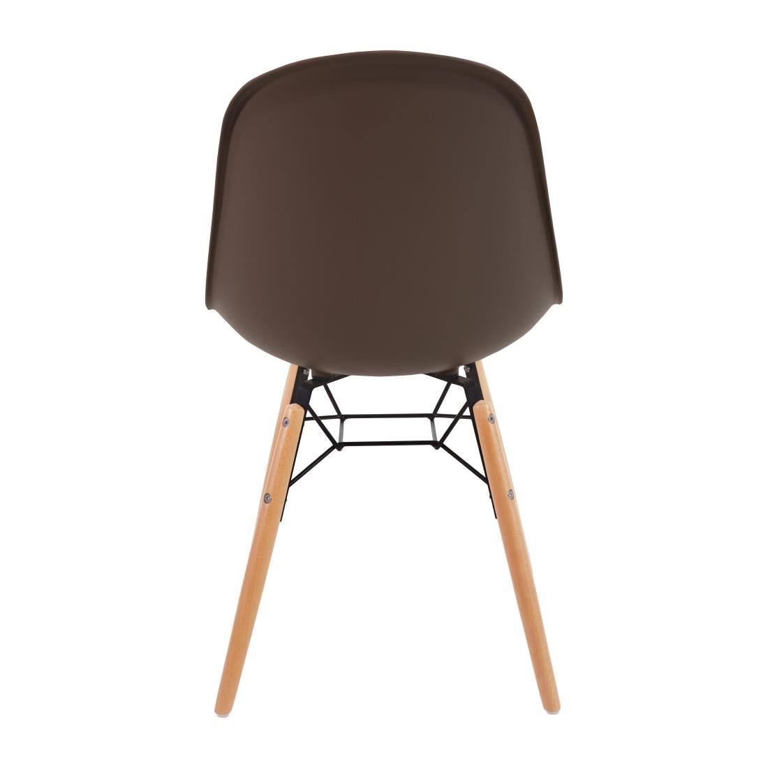 Chaise moulée PP avec structure métallique Arlo Bolero - NISBETS