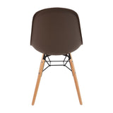 Chaise moulée PP avec structure métallique Arlo Bolero - NISBETS