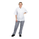 Pantalon de cuisine mixte Whites Vegas petits carreaux bleu et blanc - NISBETS