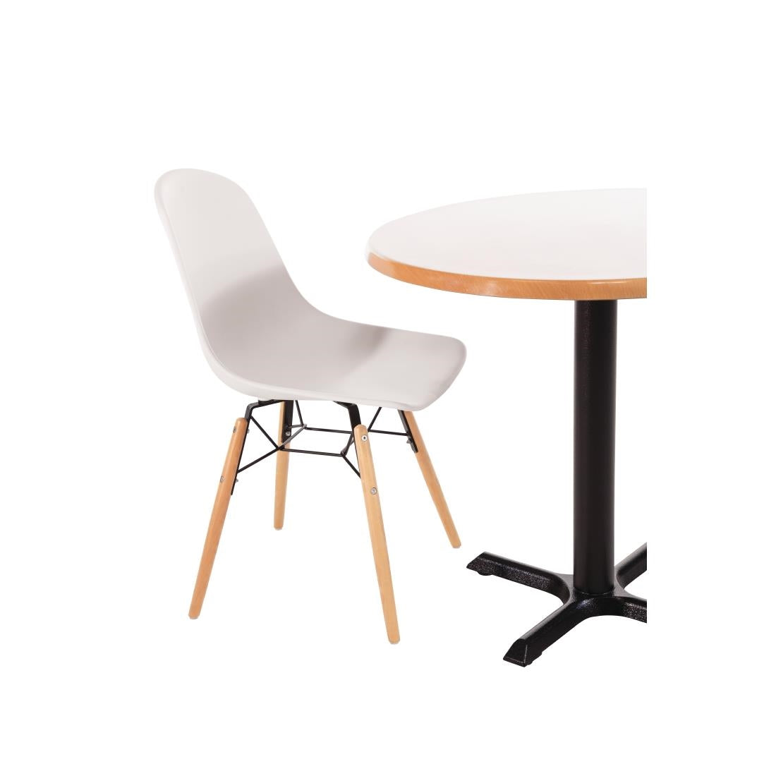 Chaise moulée PP avec structure métallique Arlo Bolero - NISBETS