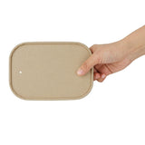 Couvercles en papier Fiesta Recyclable pour barquettes rectangulaires (Lot de 300)
