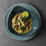 Bols triangulaires Churchill Stonecast Patina Rustic Teal 153mm (Lot de 12)