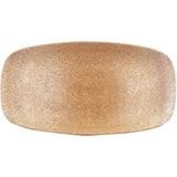 Assiettes oblongues Churchill Studio Prints Raku Garnet Orange 355mm (Lot de 6)