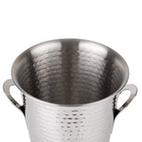 Seau à vin évasé martelé en acier inoxydable Olympia 4,3 L - NISBETS