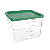 Couvercle carré vert grand Hygiplas - NISBETS