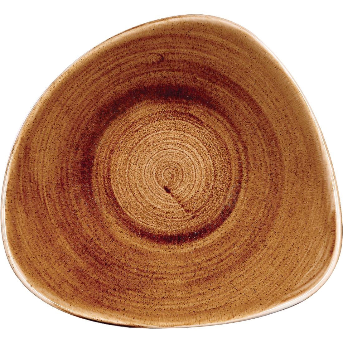 Bols triangulaires Churchill Stonecast Patina Vintage Copper 235mm (Lot de 12)