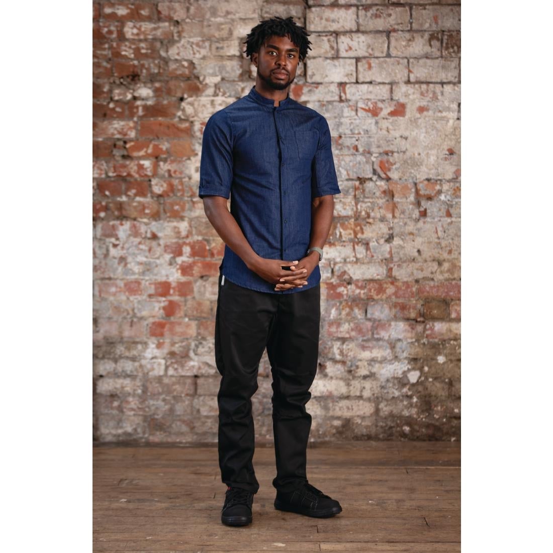 Pantalon de cuisine Southside noir - NISBETS