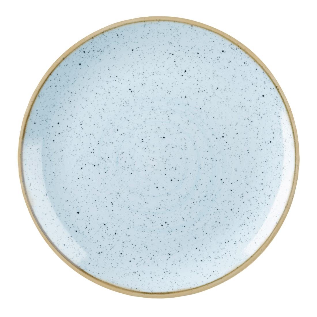 Assiettes rondes Churchill Stonecast Duck Egg Blue 165mm (Lot de 12)