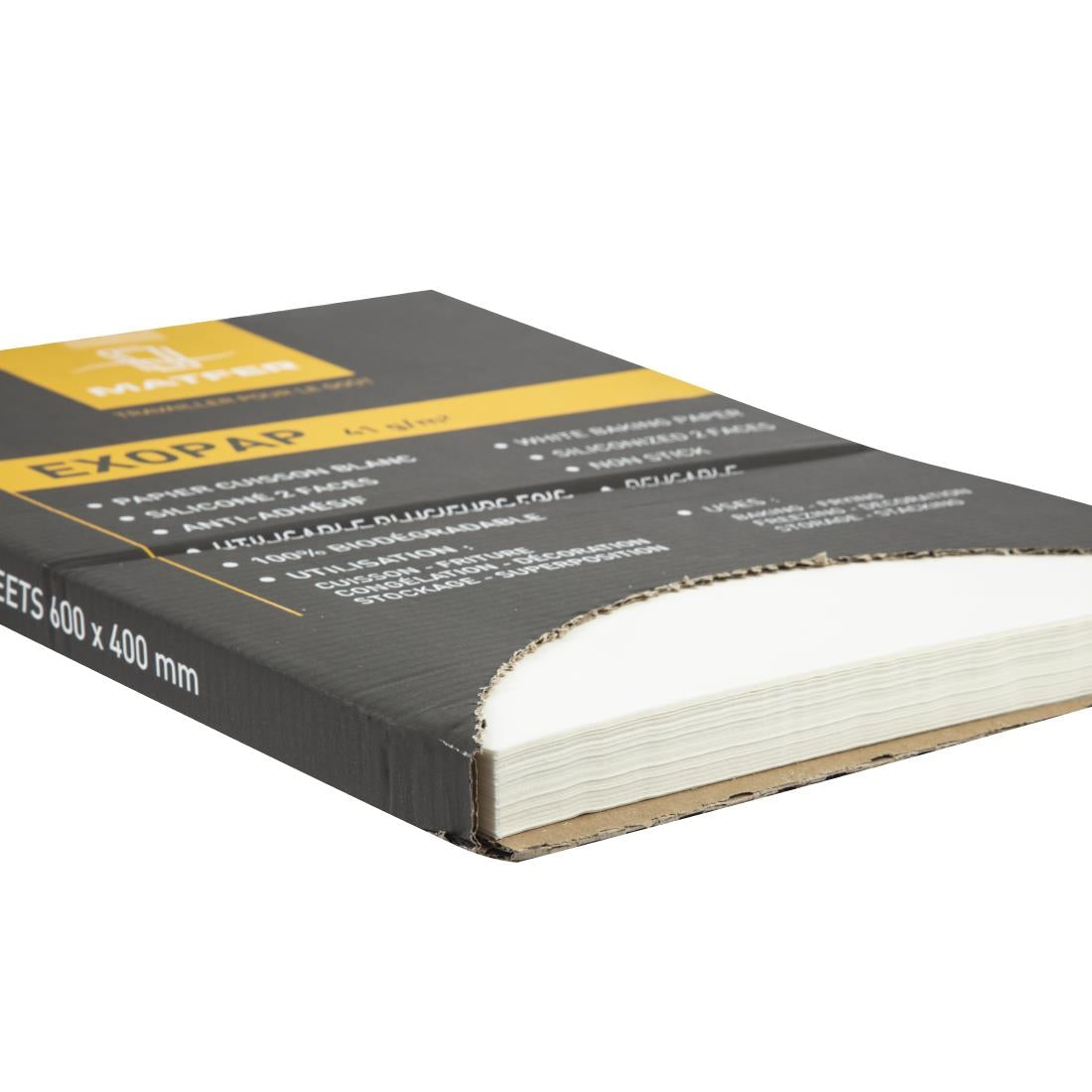 Papier cuisson Matfer Bourgeat Exopap 600 x 400 mm (lot de 500)