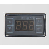 Vitrine de comptoir positive Polar Série G carrée noire 120L