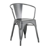 Fauteuils Bolero Bistro Curve noirs (lot de 4) - NISBETS