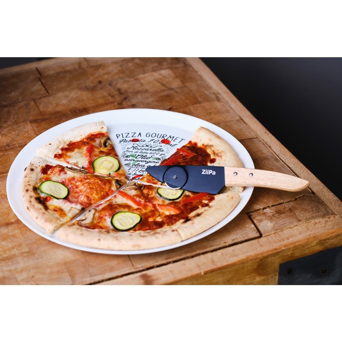 Assiettes à pizza Gourmet Fetta 330mm (lot de 12)