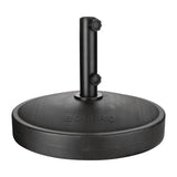 Pied de parasol en béton noir Bolero avec adaptateur 48/38mm - NISBETS